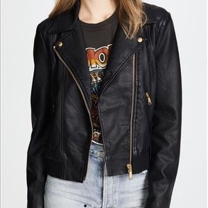 NWT Free People Modern Faux Bomber Jacket